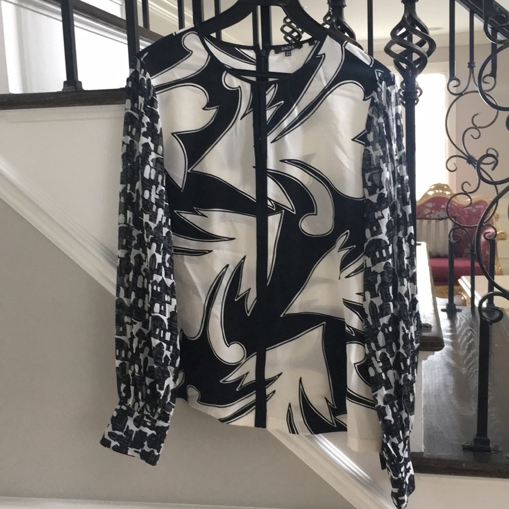 Raoul European Silk blouse.
